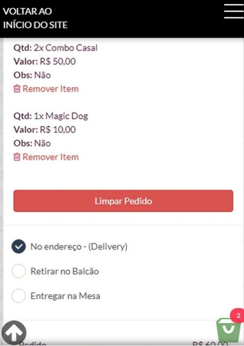 Captura 1 da plataforma